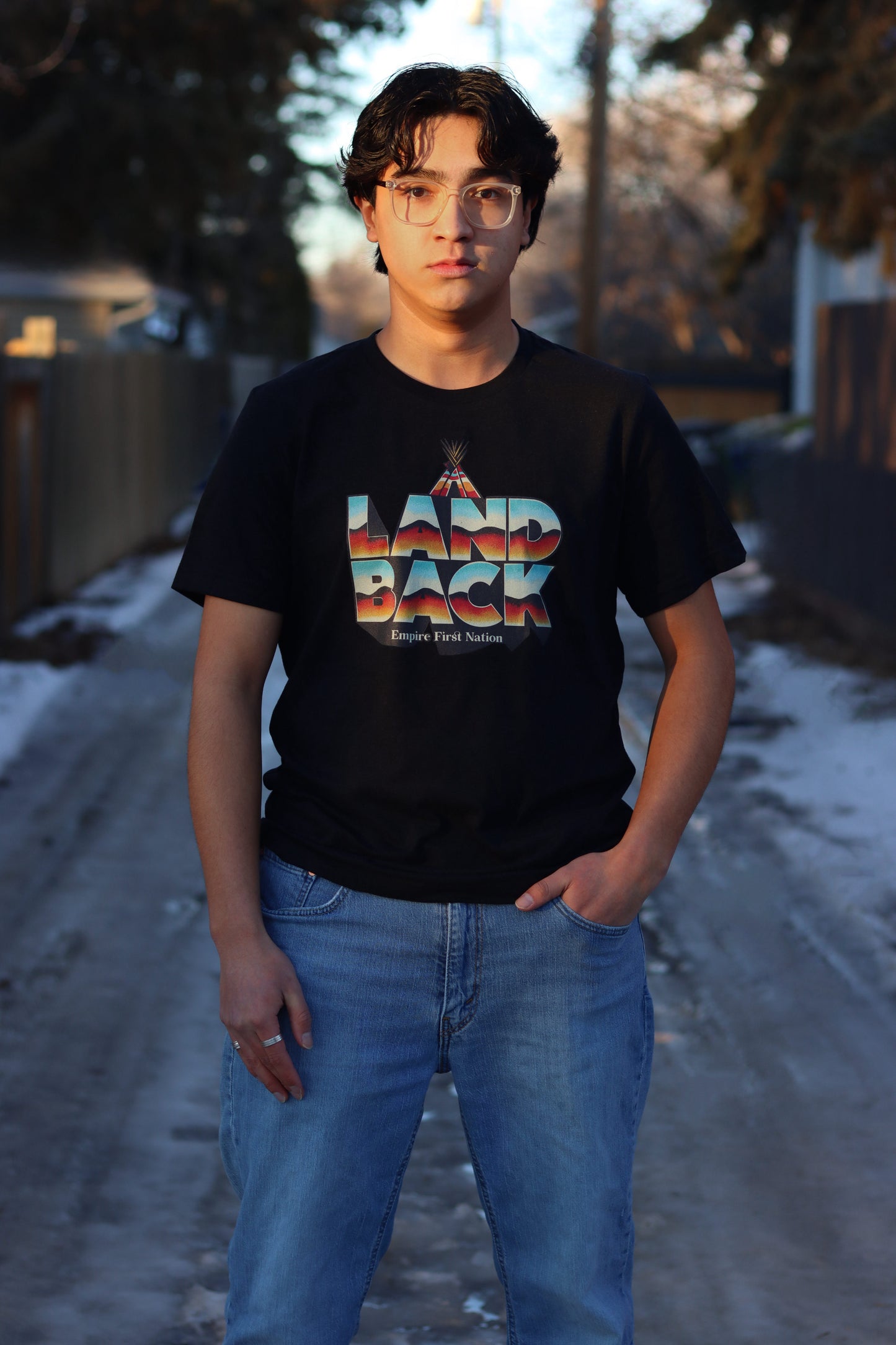 Retro Land Back Unisex Tee