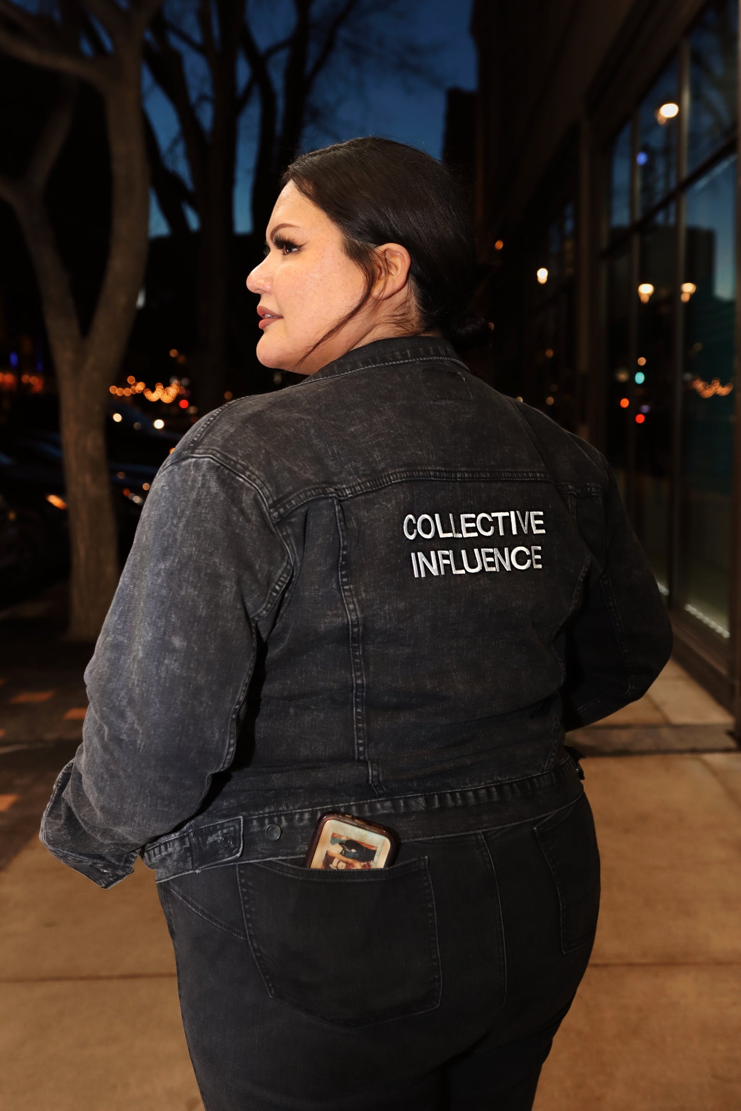 EFN Collective Influence Unisex denim jacket