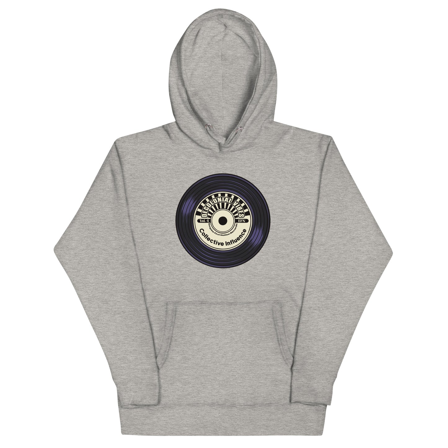 Vinyl and Decolonial Vibes Unisex Hoodie