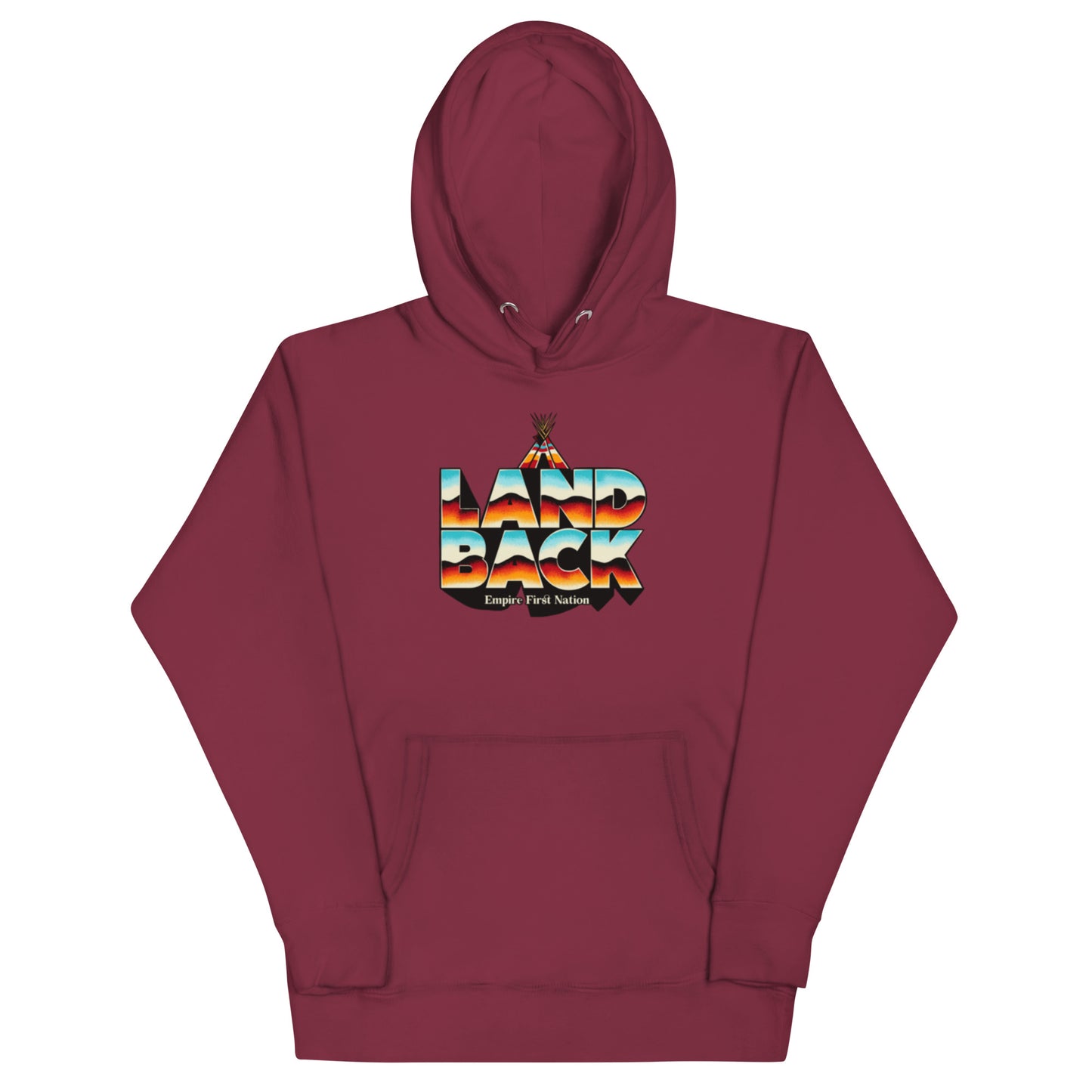 Retro Land Back Unisex Hoodie