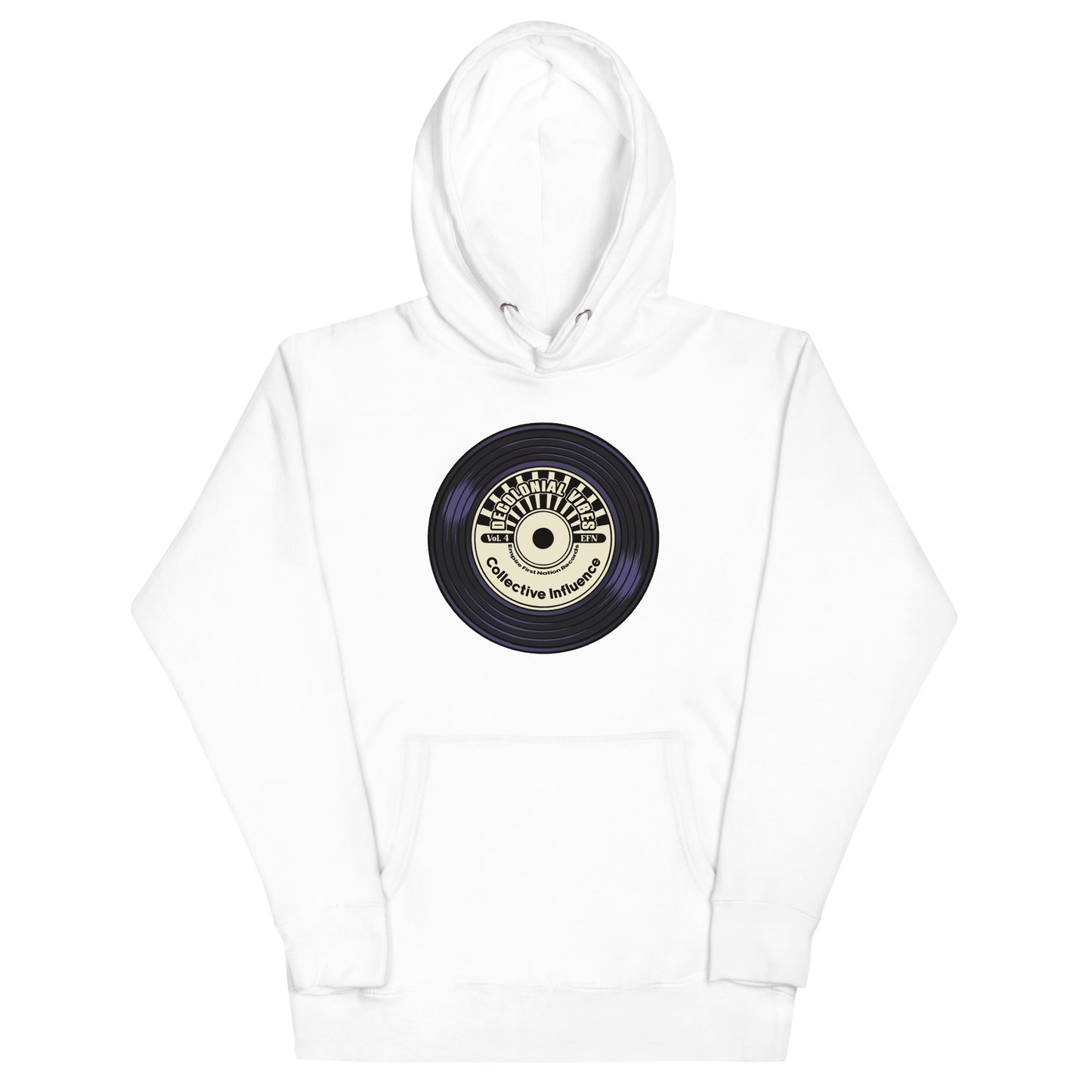 Vinyl and Decolonial Vibes Unisex Hoodie