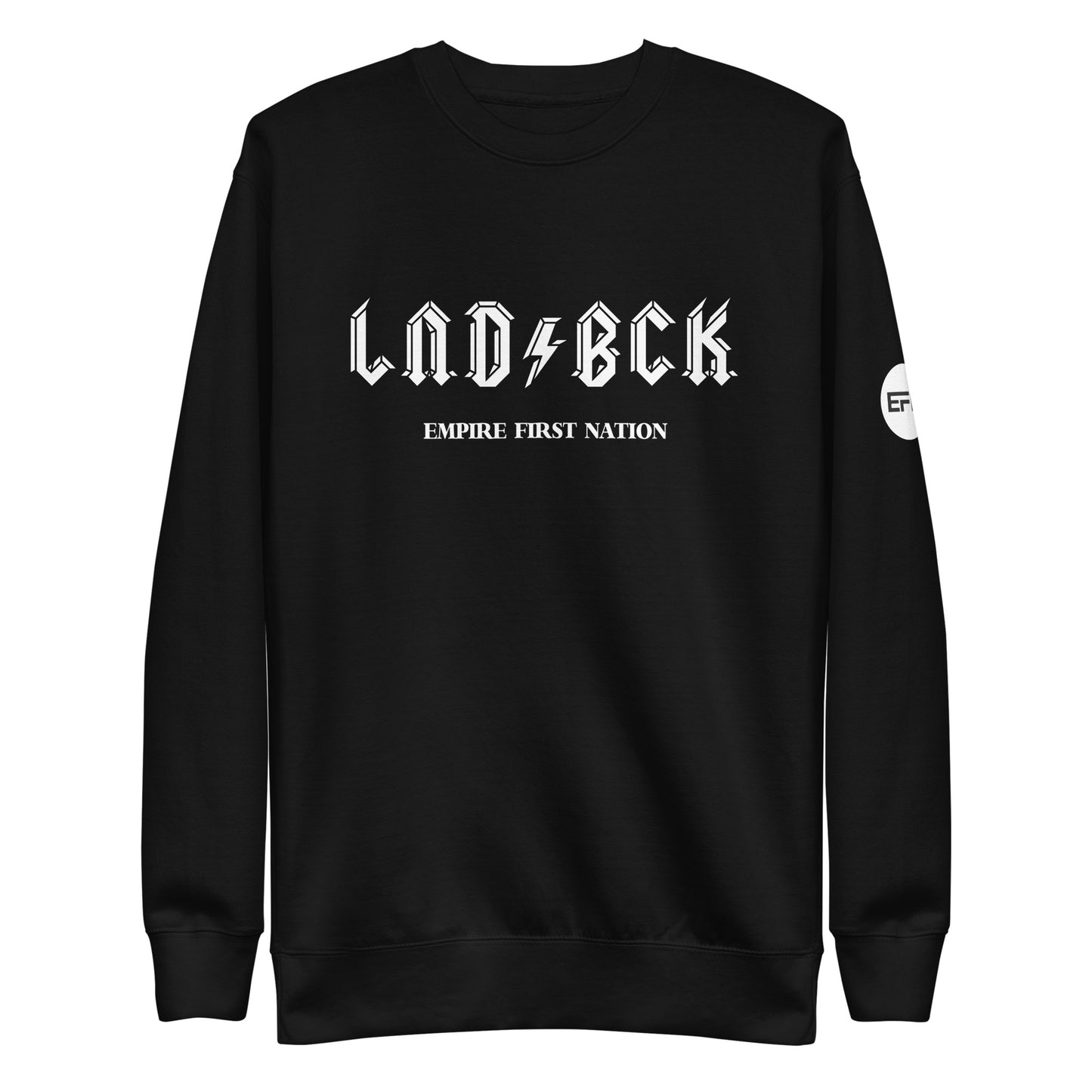 'LND BCK in Black' Unisex Premium Sweatshirt