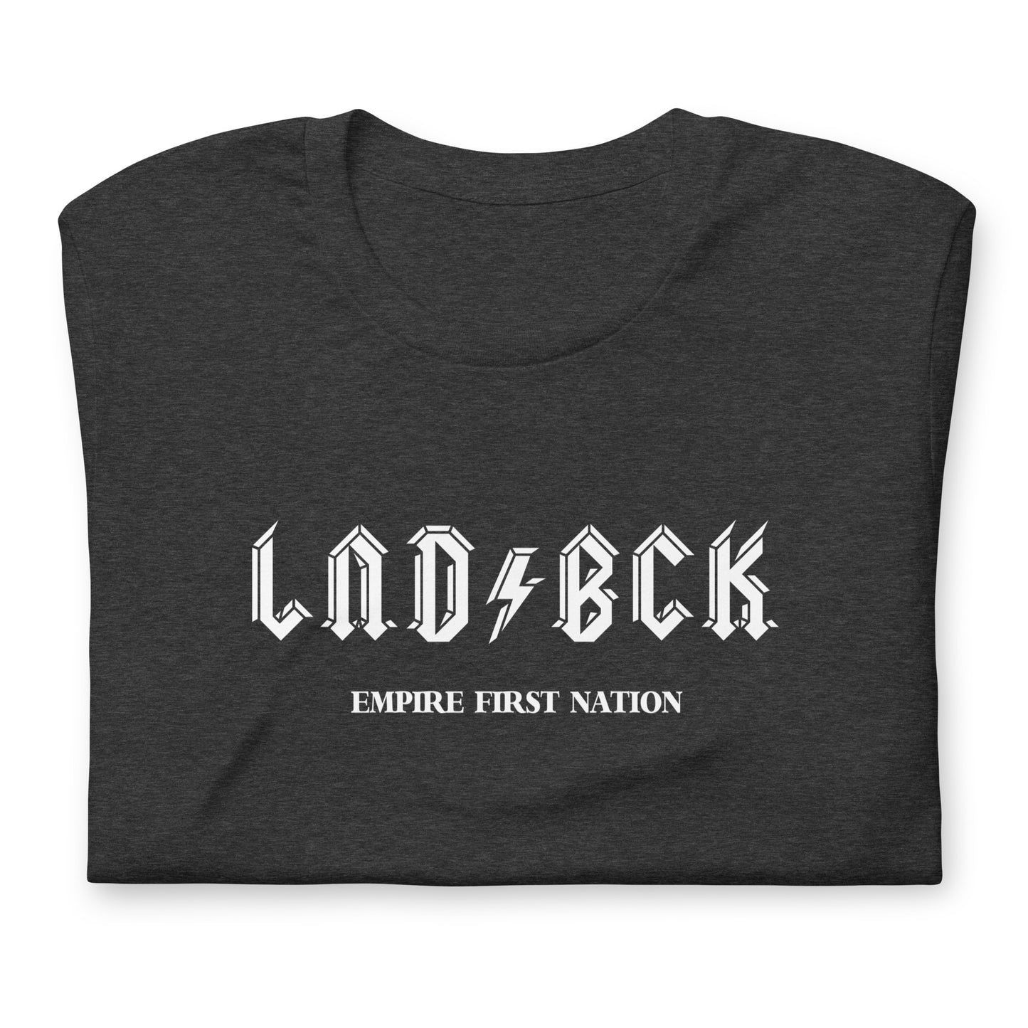 LND BCK in Black Unisex t-shirt