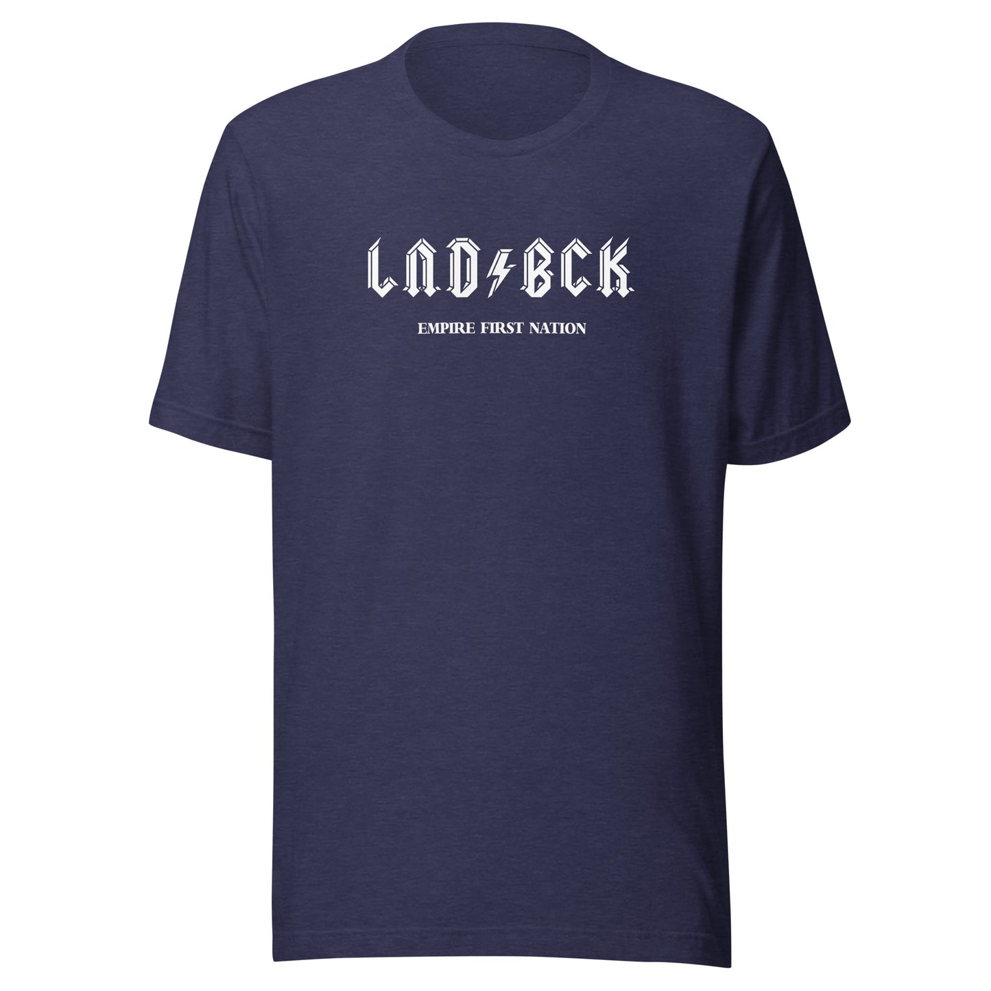 LND BCK in Black Unisex t-shirt