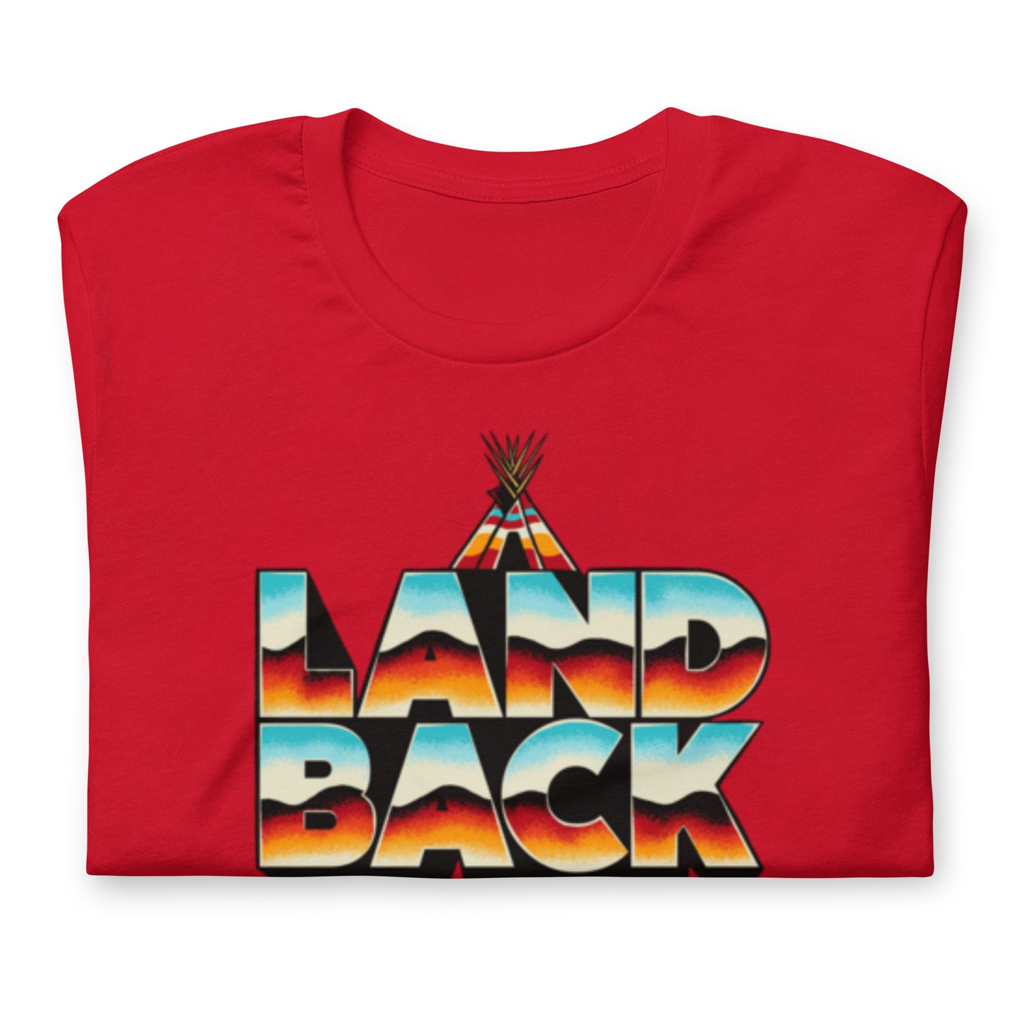 Retro Land Back Unisex Tee